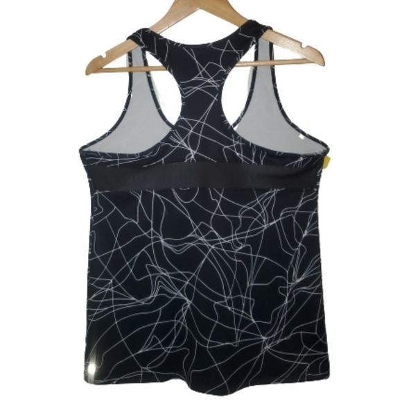 Fabletics Mary Tank Vented/Mesh Black White L - Picture 6 of 9